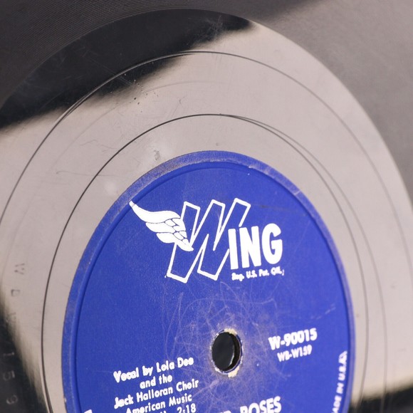 Lola Dee, Paper Roses / Only You (And You Alone) 1955  10" 78 rpm Record W-90015 - Picture 7 of 15